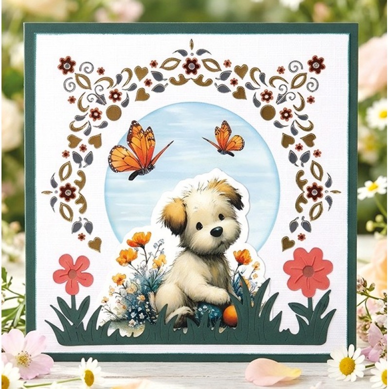 3D Pushout Sheet - Berries Beauties - Cute Animals - Garden Friends