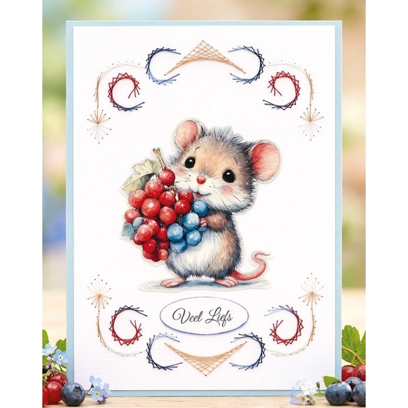 3D Cutting Sheet - Berries Beauties - Cute Animals - Forest Friends