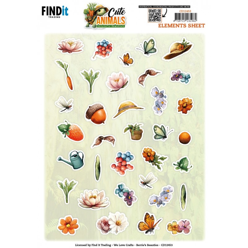 Berries Beauties - Cute Animals - Small Elements