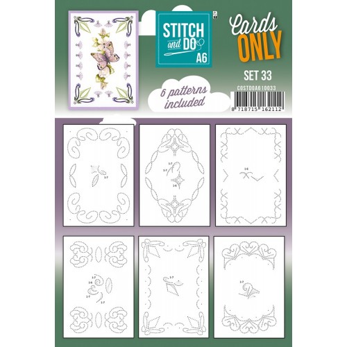Stitch and Do - Cards Only A6 - Set 33