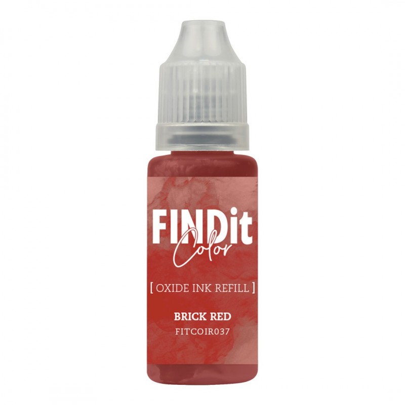 FindIt Color Oxide Ink Refill – Brick Red
