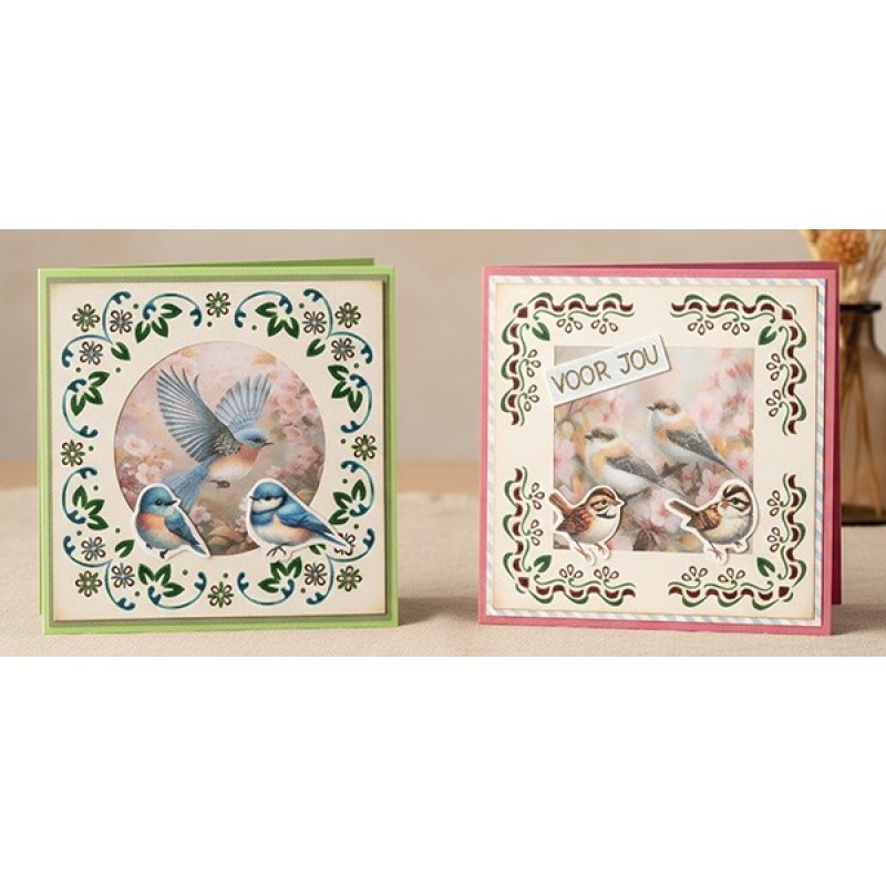 Linen Cardstock Pack - Berries Beauties - Whispers Of Nature - A4