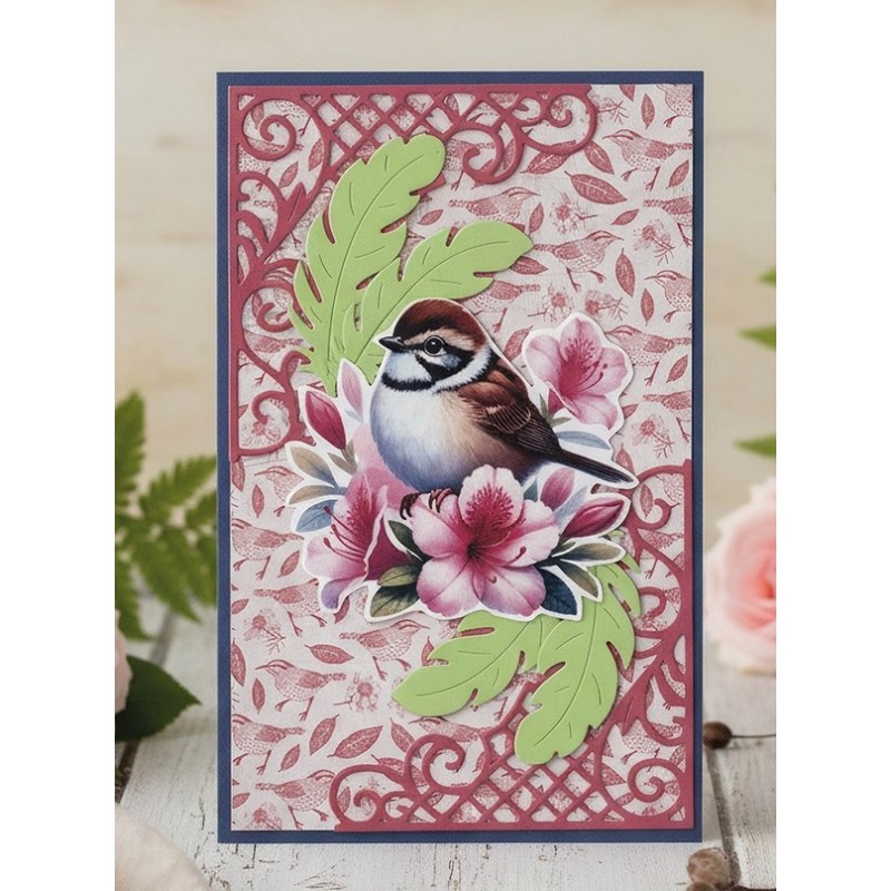 3D Pushout Sheet - Berries Beauties - Whispers of Nature - Brown