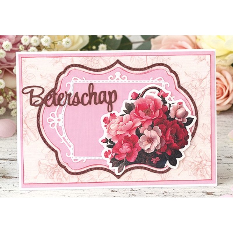 Paperpack - Berries Beauties - Floral Elegance 20 x 20 cm