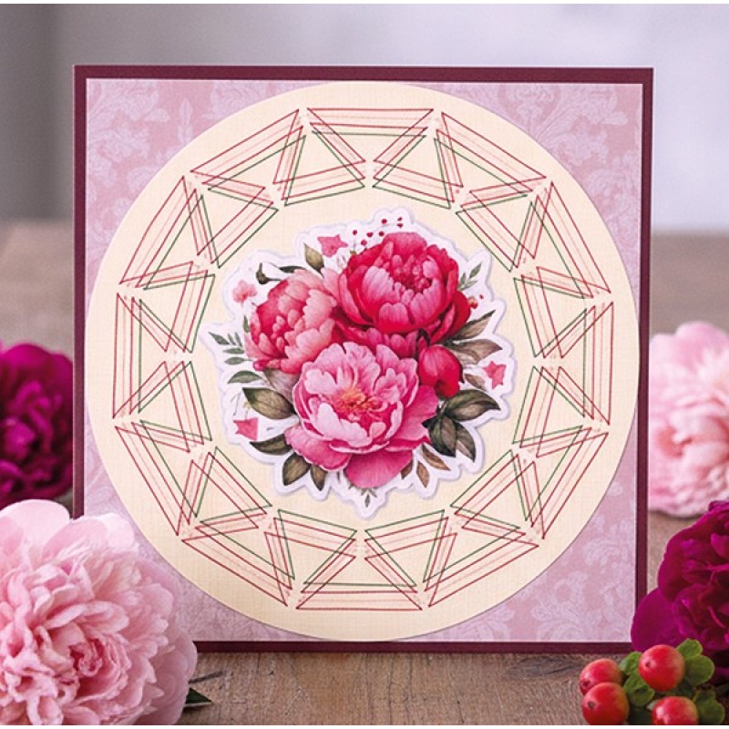 Linen Cardstock Pack - Berries Beauties - Floral Elegance - A4