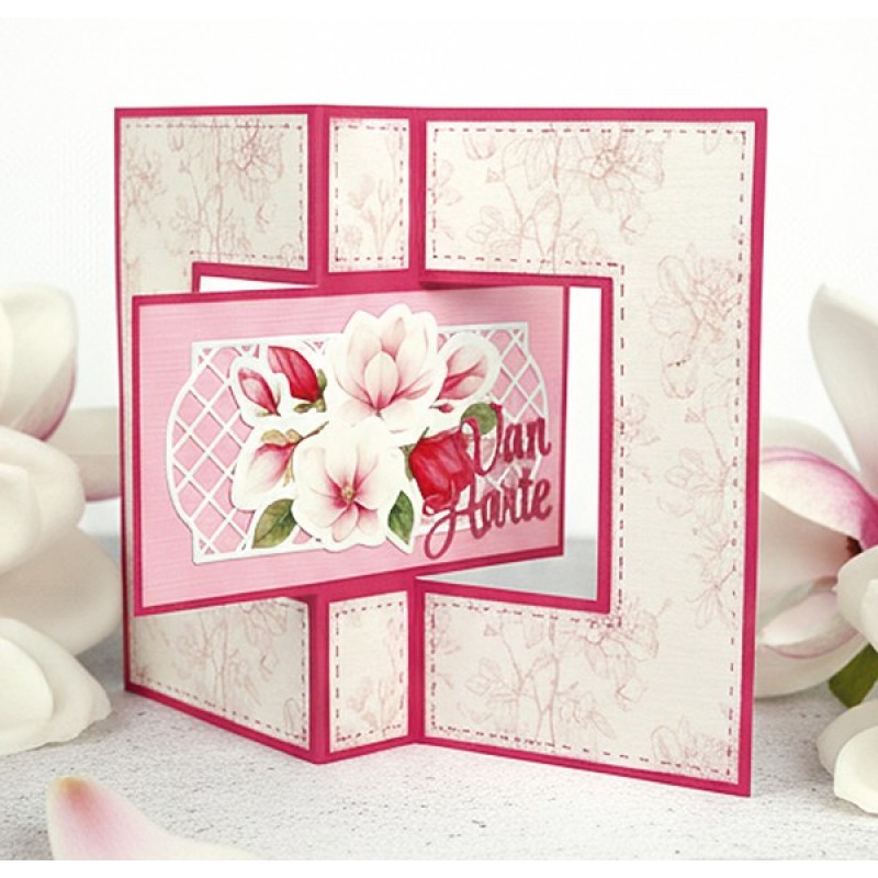 Paperpack - Berries Beauties - Floral Elegance 20 x 20 cm