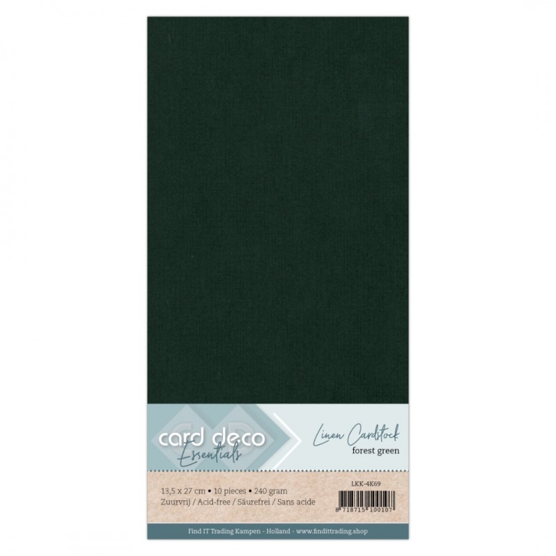 Linen Cardstock - 4K - Forest Green Linen Cardstock - 4K - Forest Green