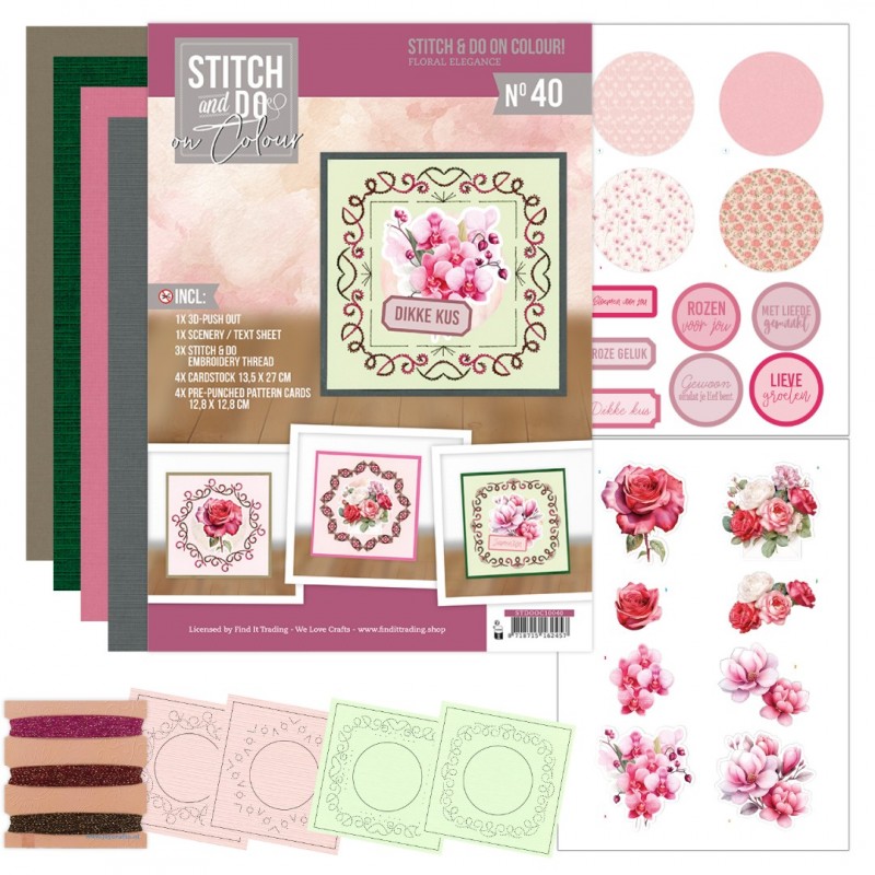 Stitch and do on Colour 40 - Floral Elegance