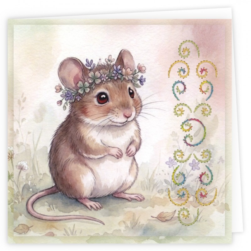Stitch and Do Cards 34 - Cute Mice