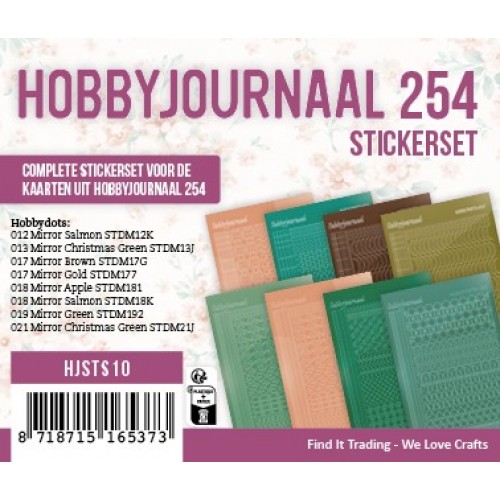 Stickerset Hobbyjournaal 254