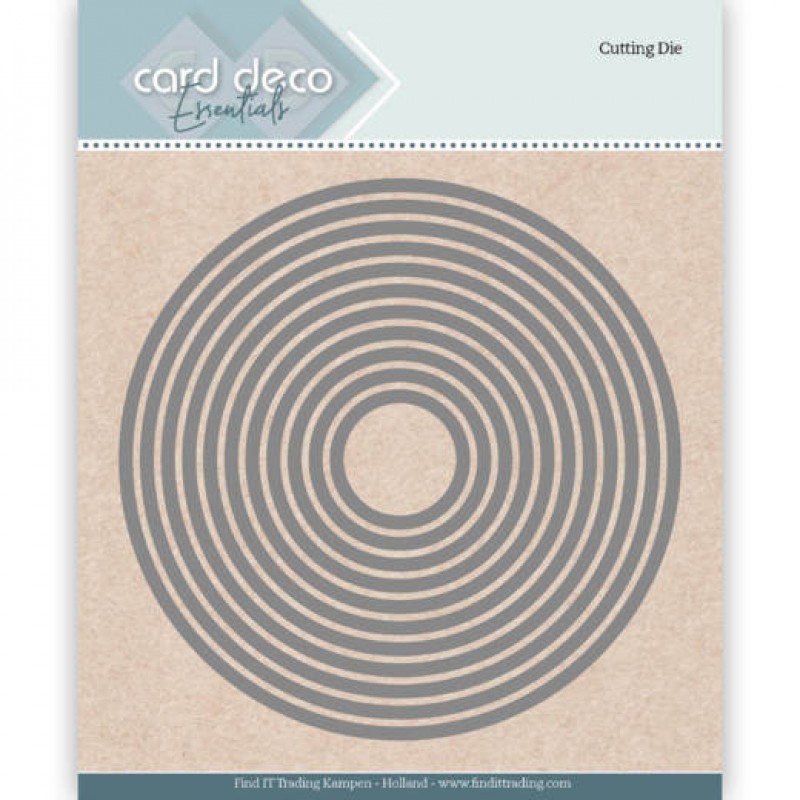 Card Deco Cutting Dies Nesting Round